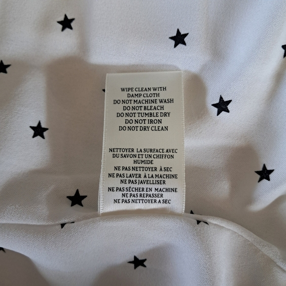 Blank NYC White Vegan Faux Leather Moto Motorcycle Biker Jacket Size XS - Picture 7 of 8